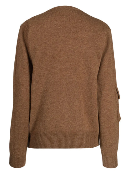 Speckle-Knit Wool Jumper