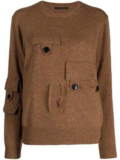Speckle-Knit Wool Jumper