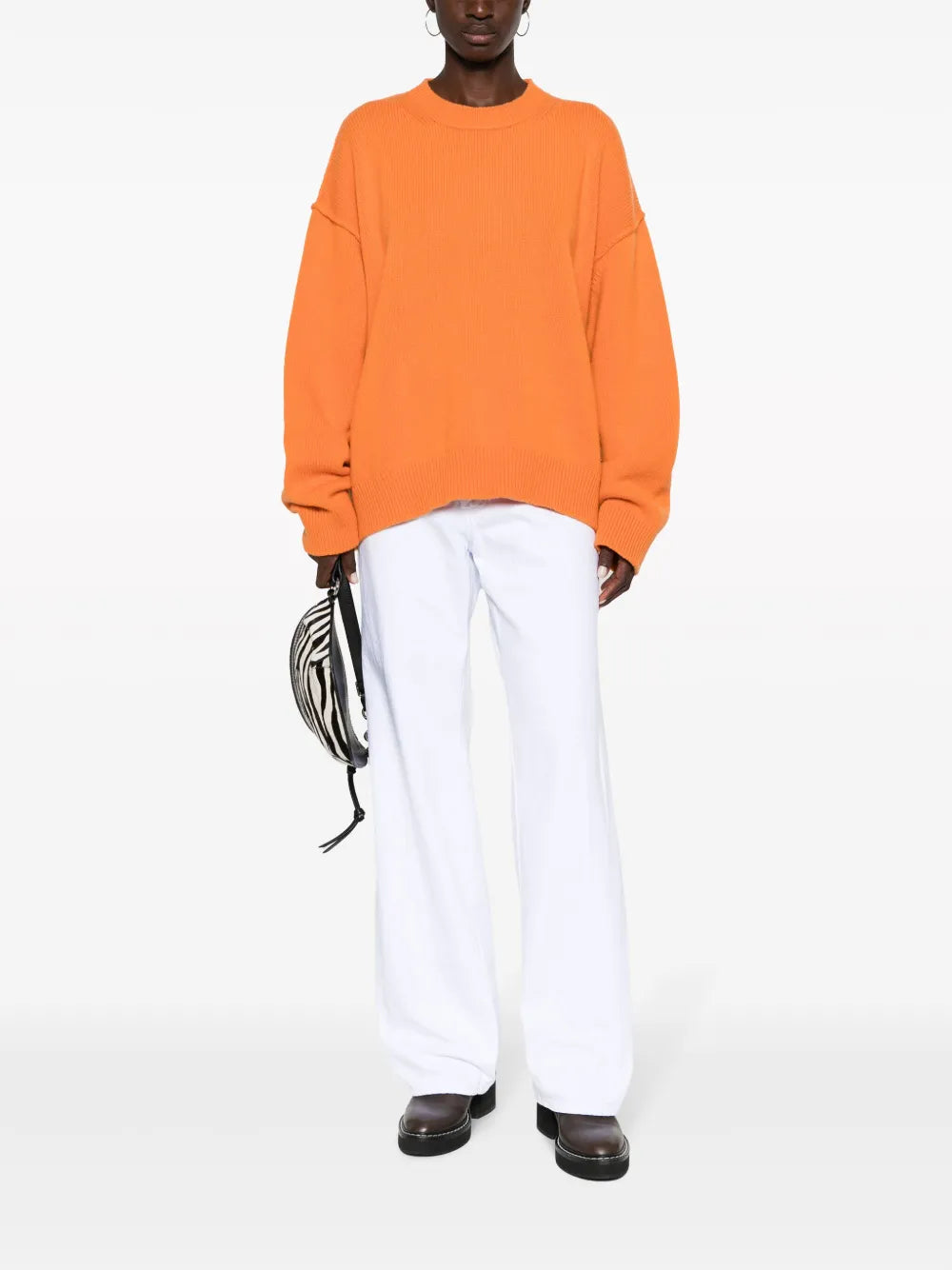 Wool-Cashmere Drop Shoulder Jumper