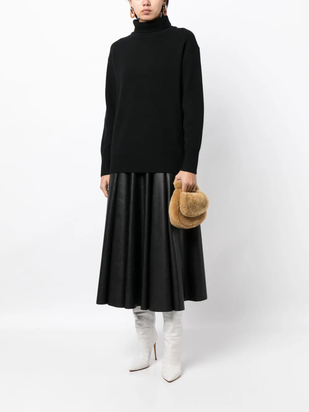 Roll-Neck Merino Wool Jumper