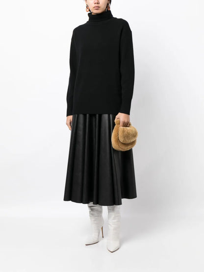 Roll-Neck Merino Wool Jumper