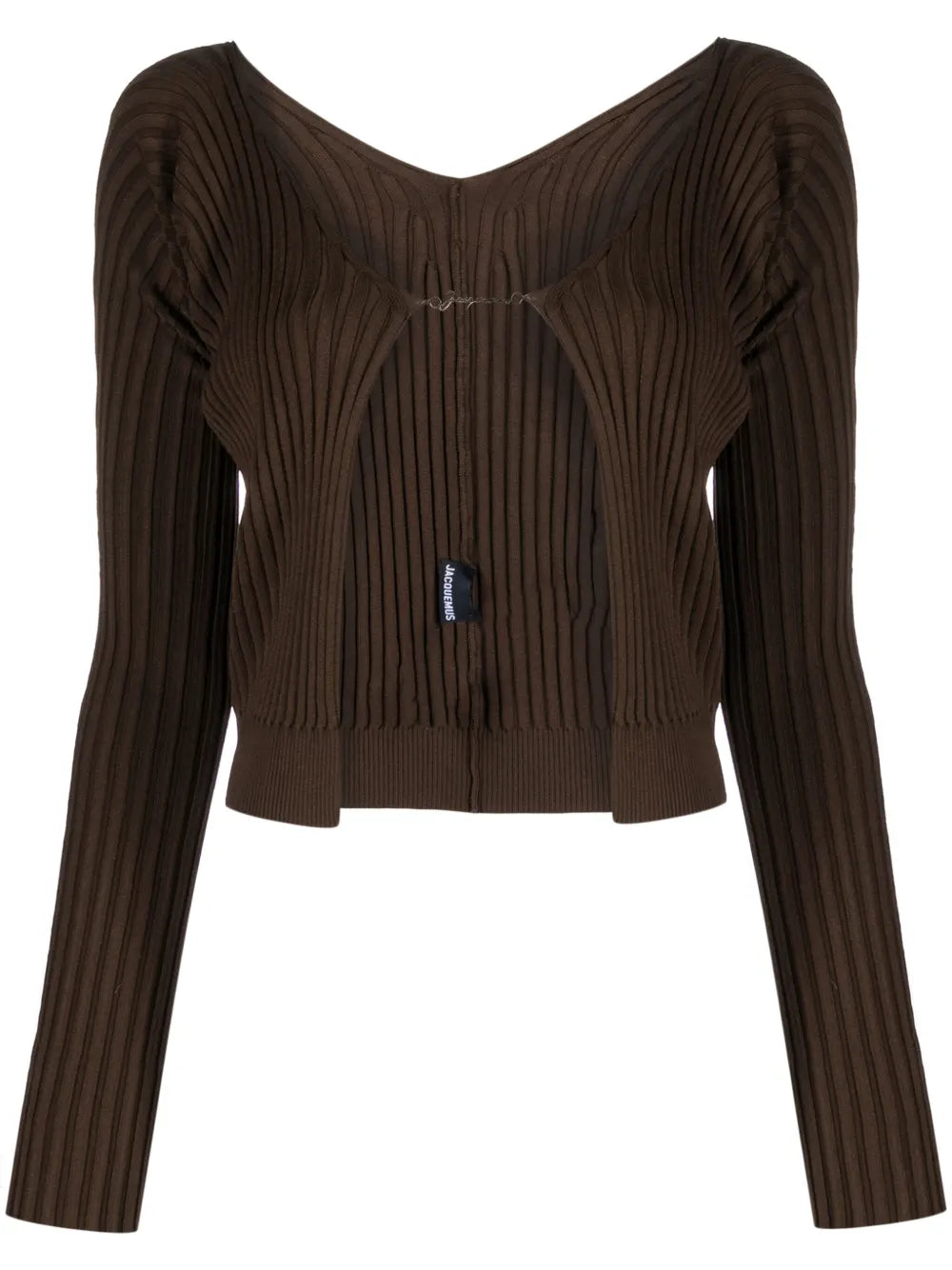Ribbed-Knit Cardigan