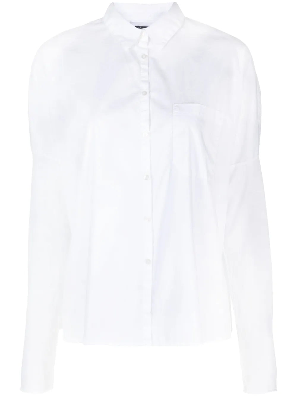 Long-Sleeve Stretch-Cotton Shirt