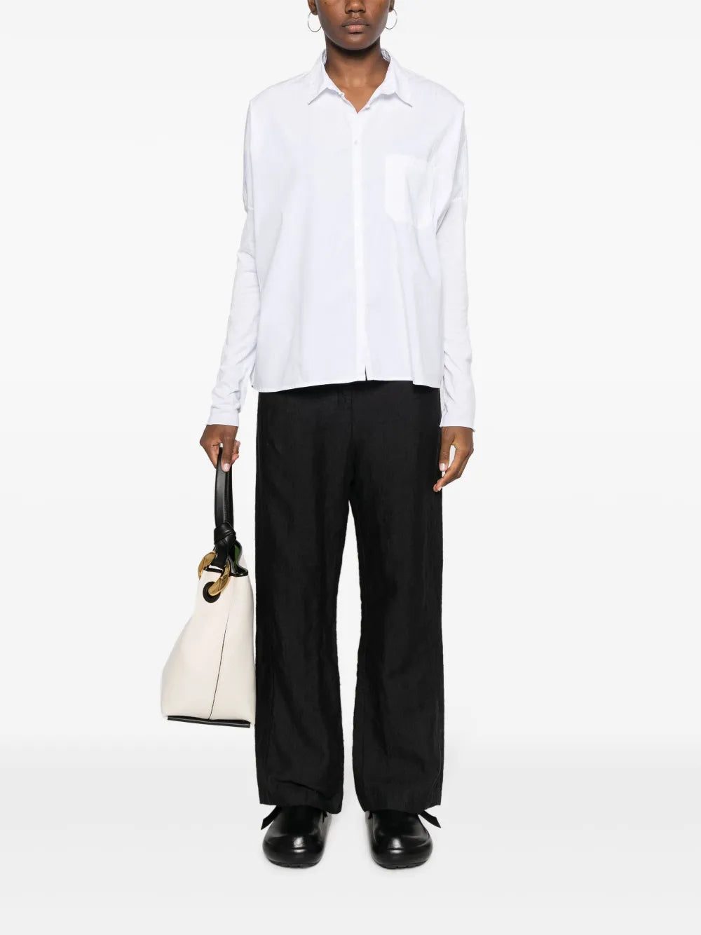 Long-Sleeve Stretch-Cotton Shirt