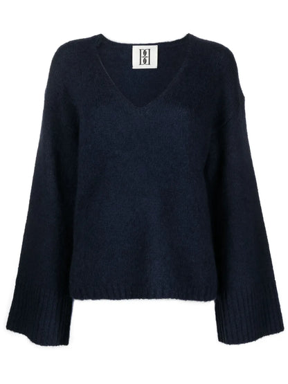 V-Neck Drop-Shoulder Jumper