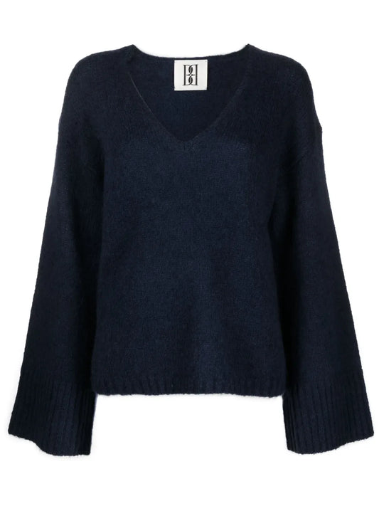 V-Neck Drop-Shoulder Jumper