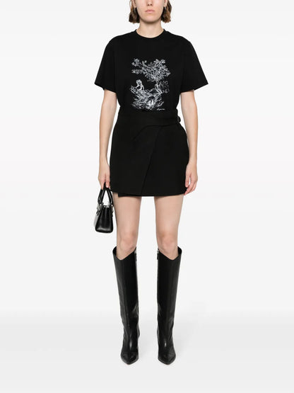 Illustration-Print Cotton T-Shirt