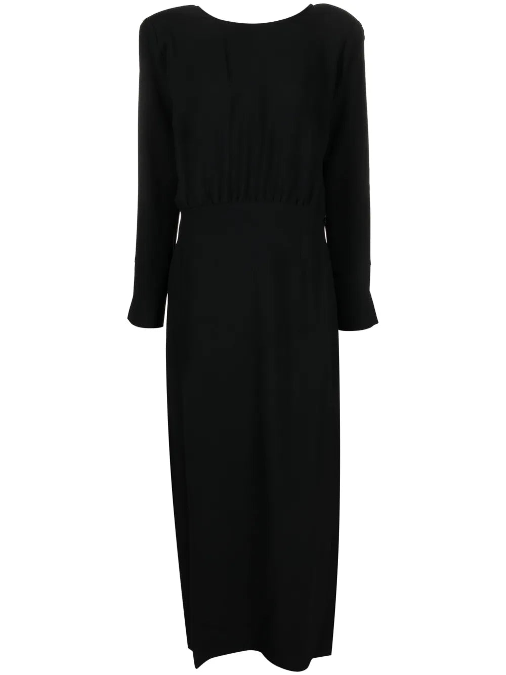 Open-Back Long-Sleeve Dress