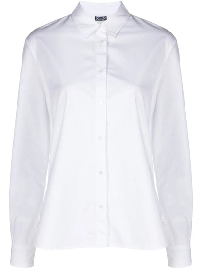Stretch-Cotton Poplin Shirt