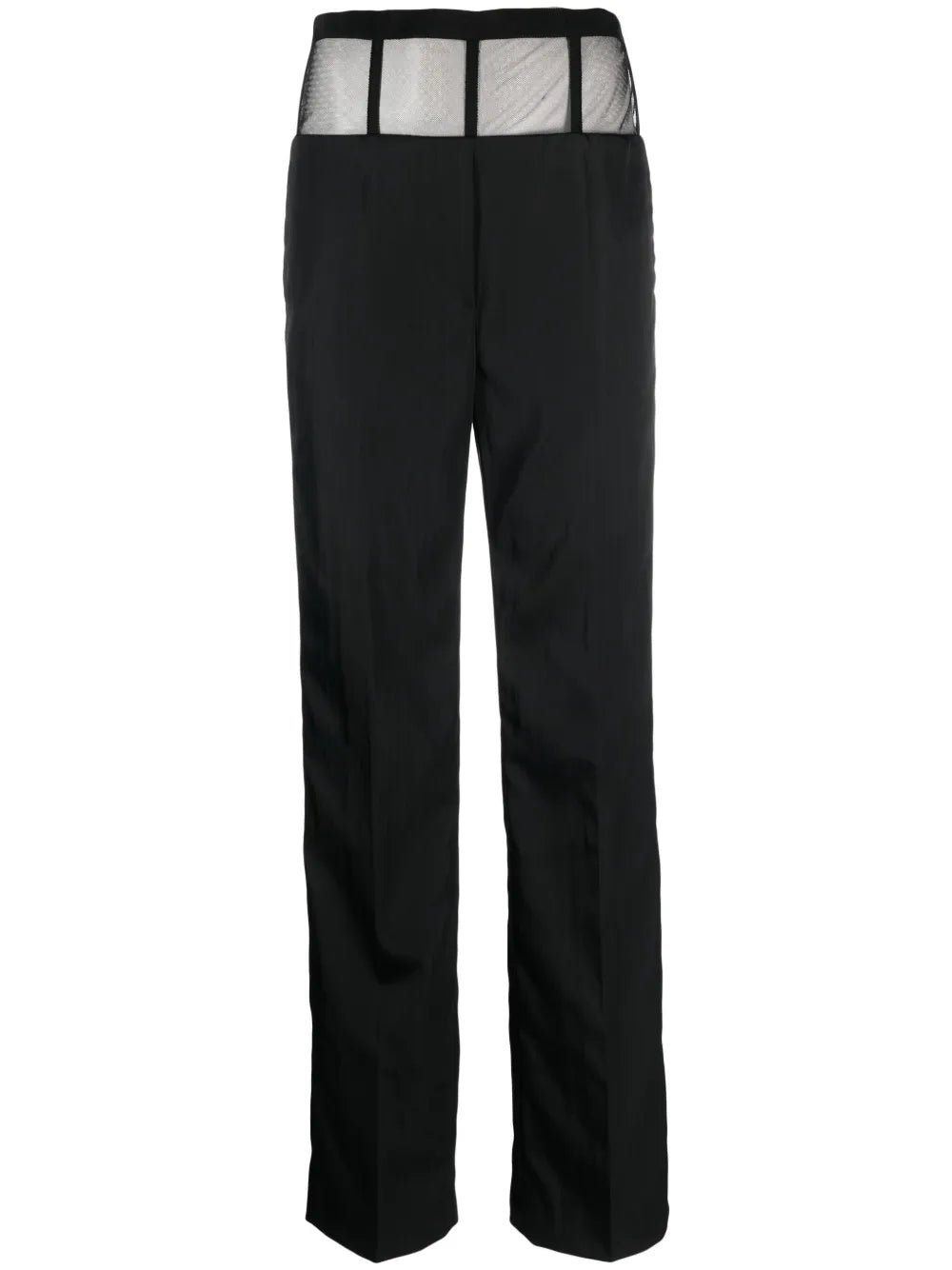 Straight-Leg Tailored Trousers