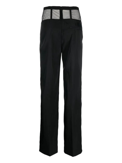 Straight-Leg Tailored Trousers