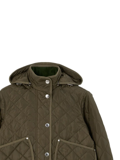 Quilted Classic-Hood Jacket