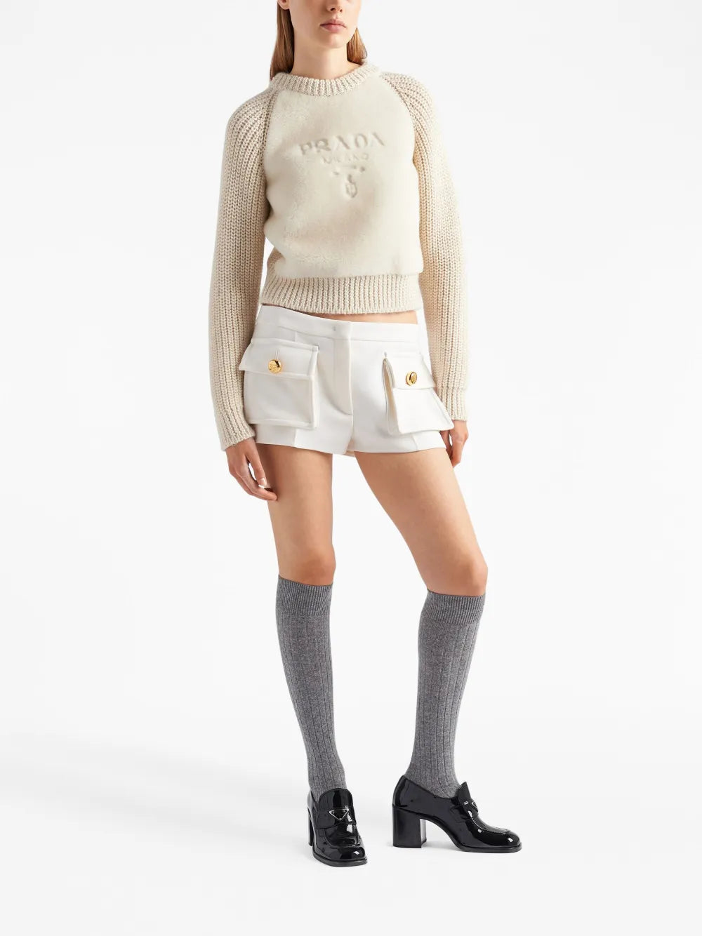 Crew-Neck Alpaca-Blend Jumper