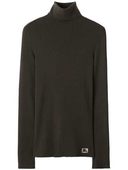 Equestrian Knight Wool-Blend Roll-Neck Jumper