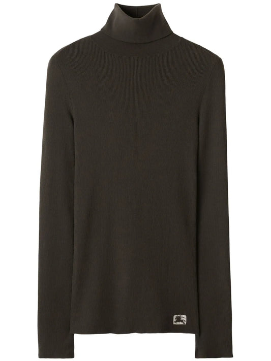Equestrian Knight Wool-Blend Roll-Neck Jumper