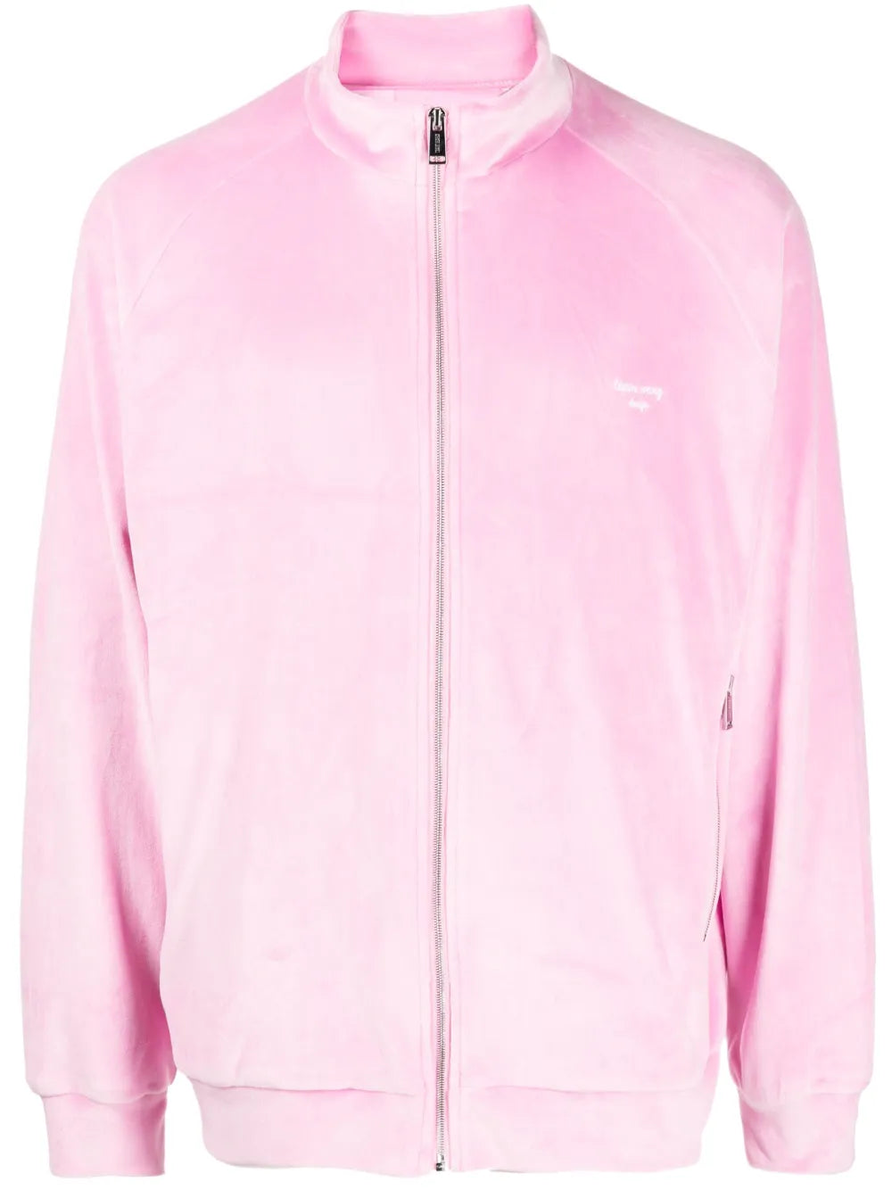 Brushed-Effect Zip-Up Jacket