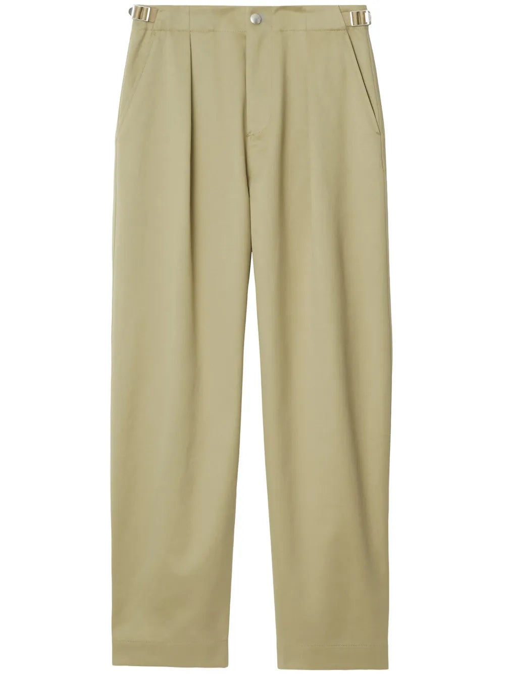 Straight-Leg Cotton Trousers