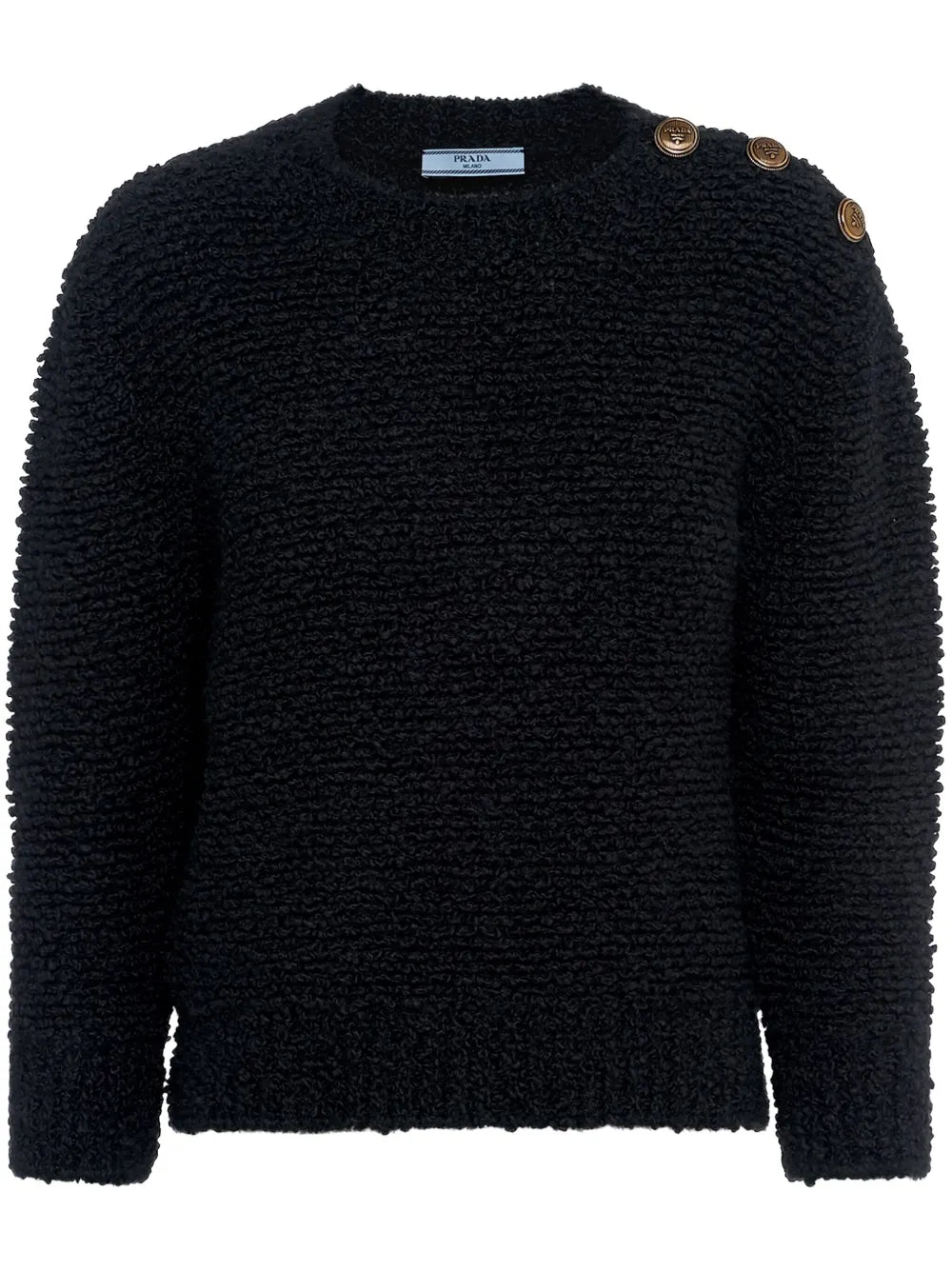 Triangle-Logo Bouclé Jumper