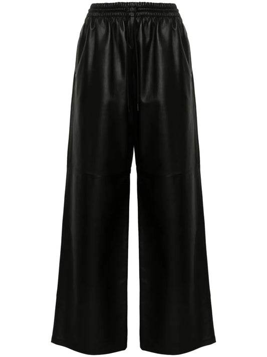 High-Waist Wide-Leg Trousers