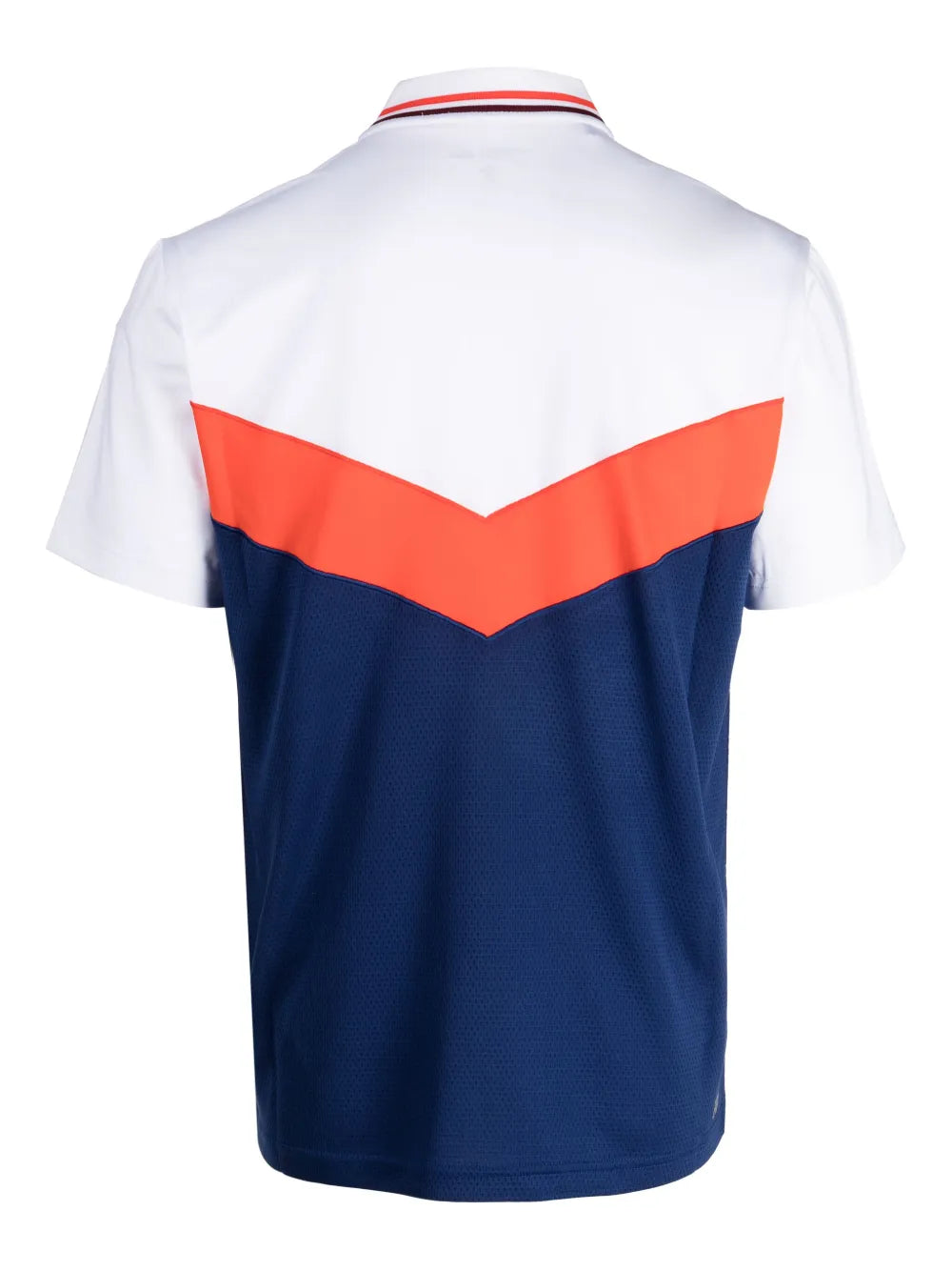 Logo-Patch Panelled Polo Shirt