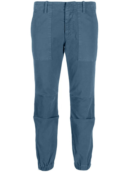 Cropped Tapered Trousers