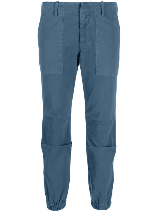 Cropped Tapered Trousers
