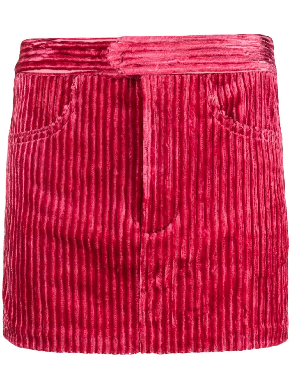 Mid-Rise Corduroy Miniskirt