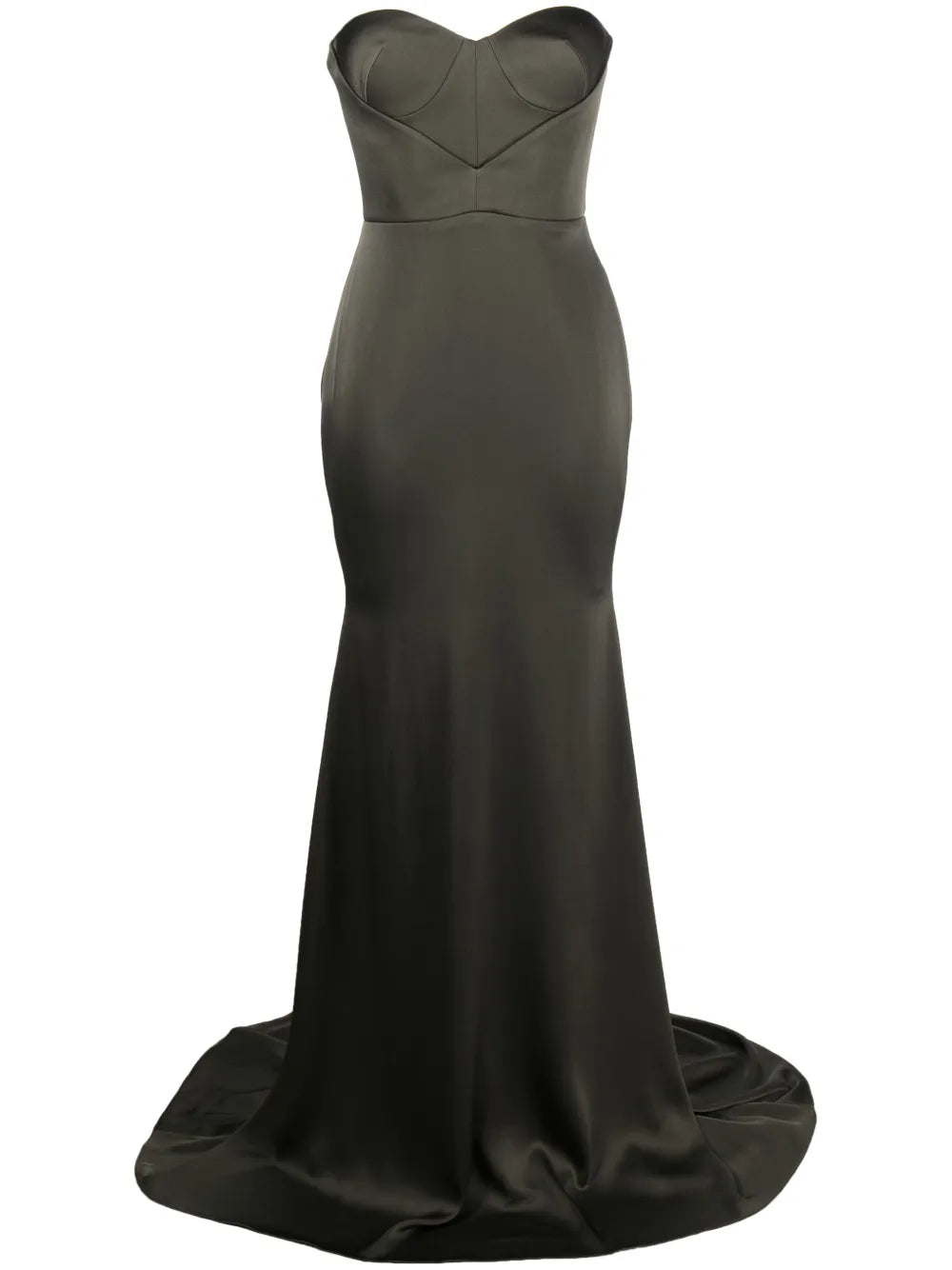 Strapless Floor-Length Gown