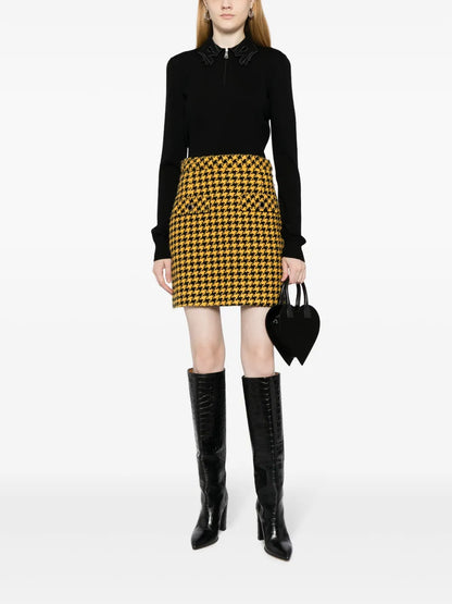 Logo-Embroidered Wool Jumper