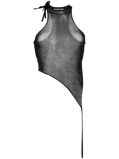 Asymmetric Sheer Tank Top
