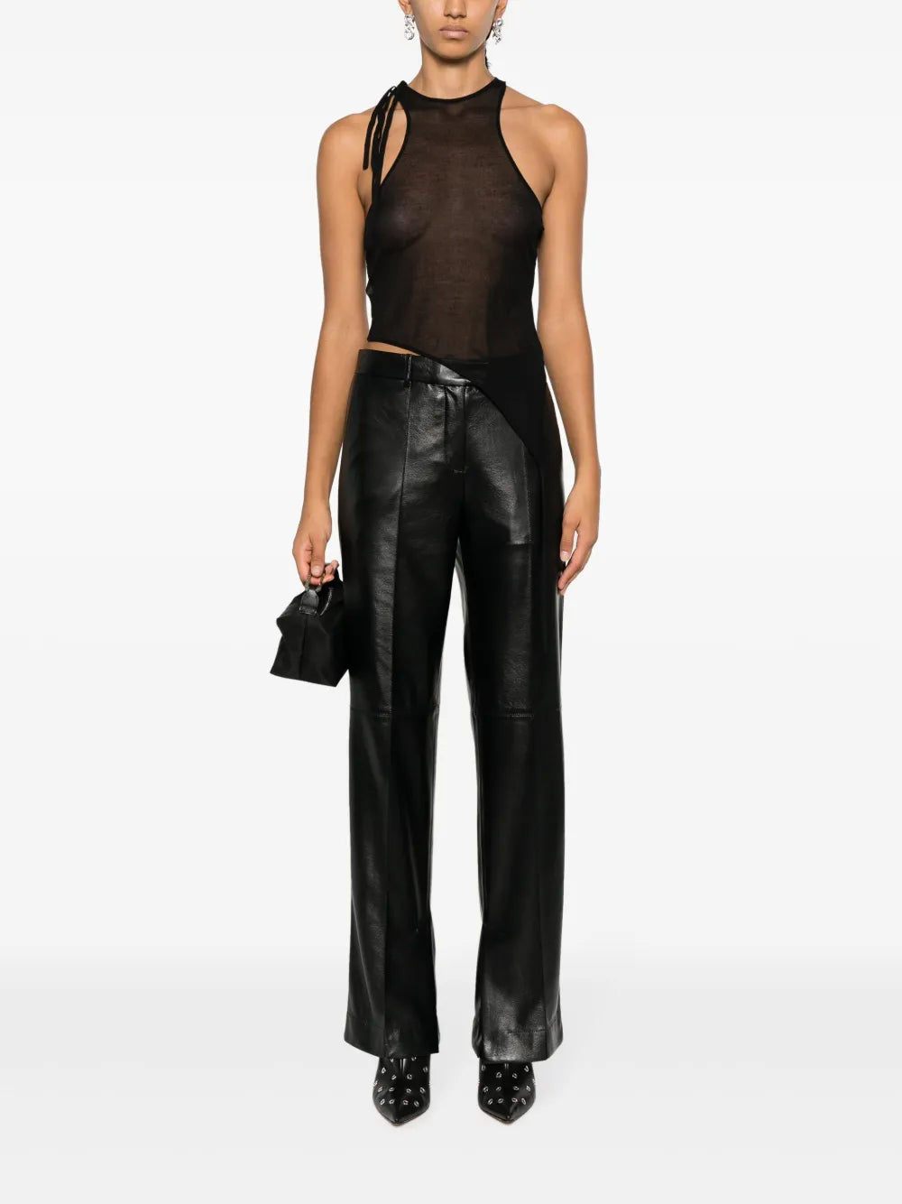Asymmetric Sheer Tank Top