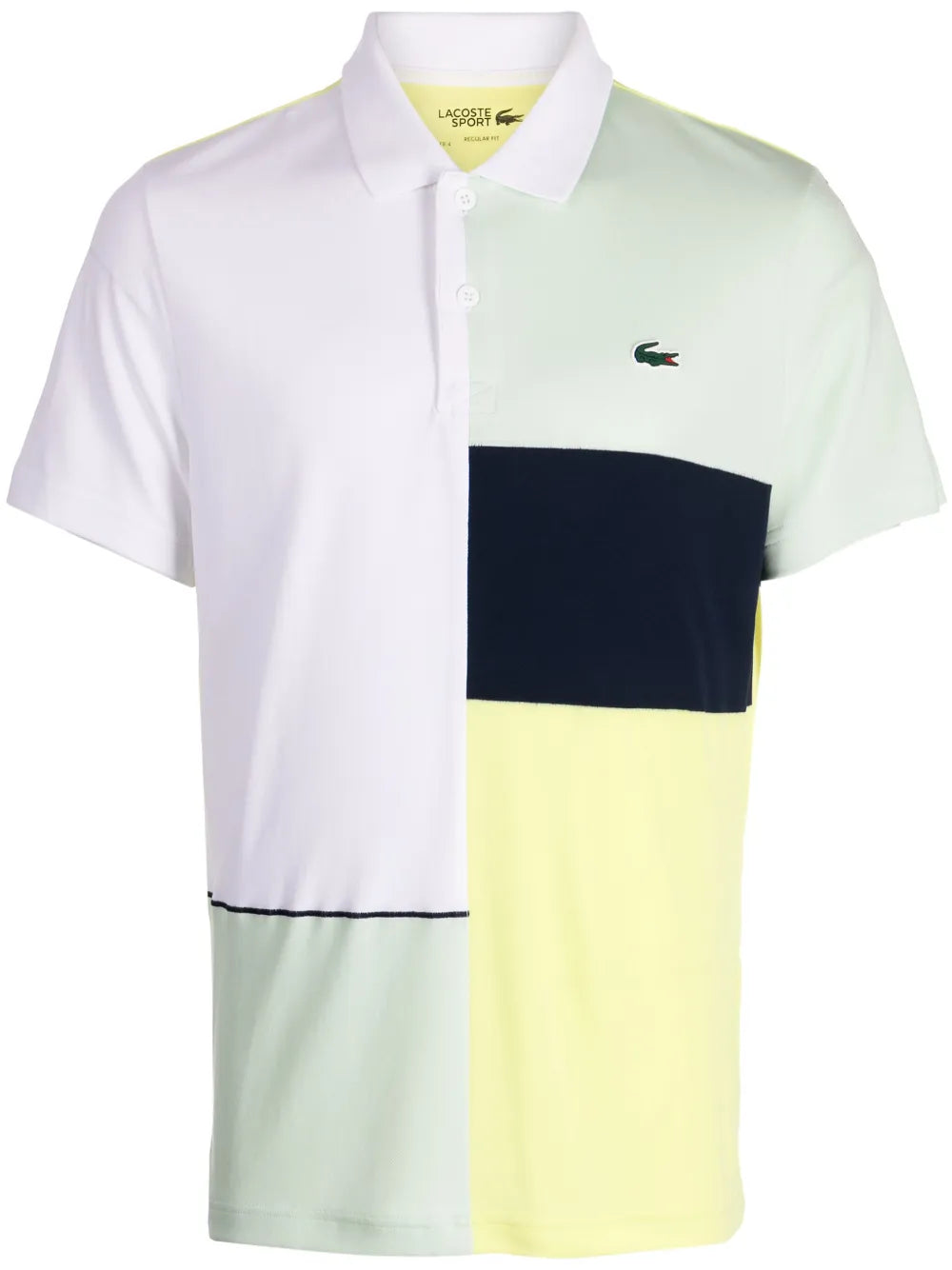 Logo-Appliqué Colour-Block Polo Shirt