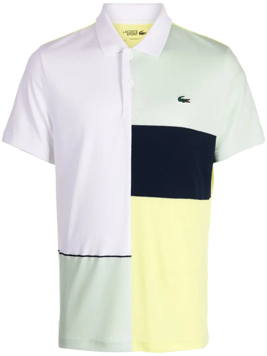 Logo-Appliqué Colour-Block Polo Shirt