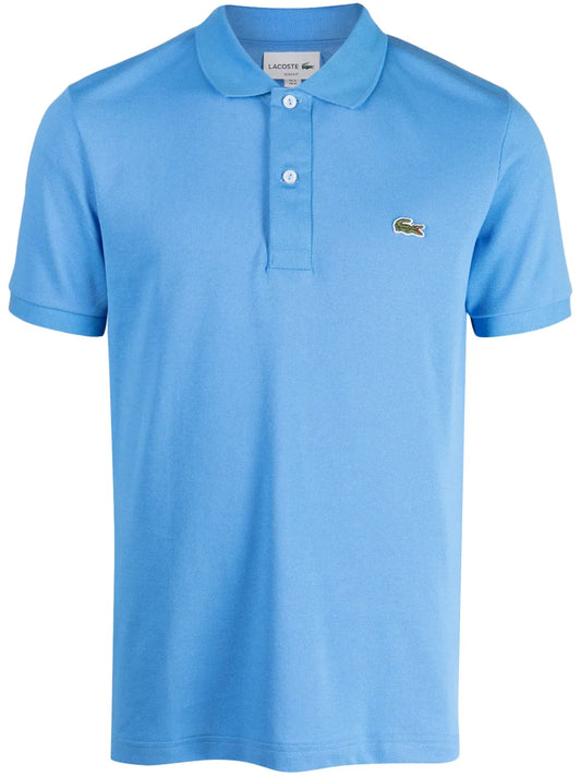Logo-Patch Cotton Polo Shirt