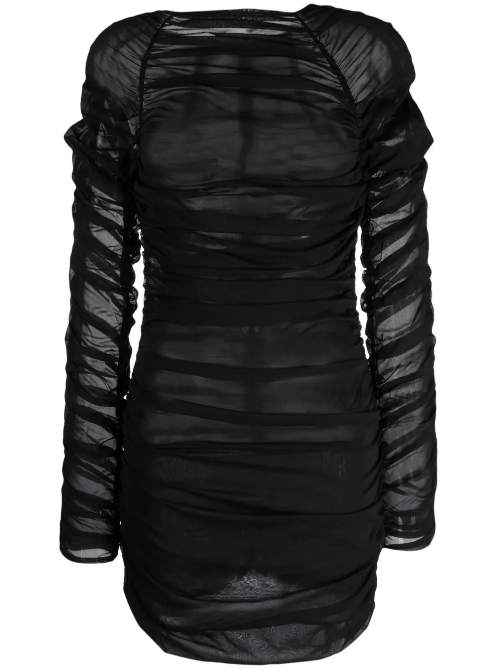 Narikala Semi-Sheer Ruched Minidress