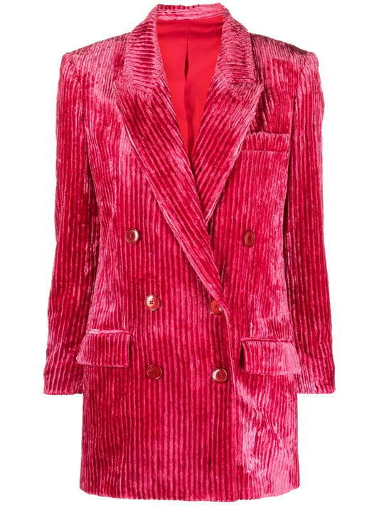 Dita Double-Breasted Corduroy Blazer