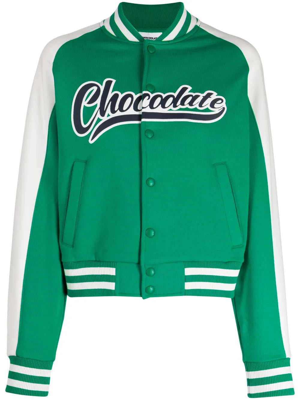 Logo-Print Varsity Bomber Jacket