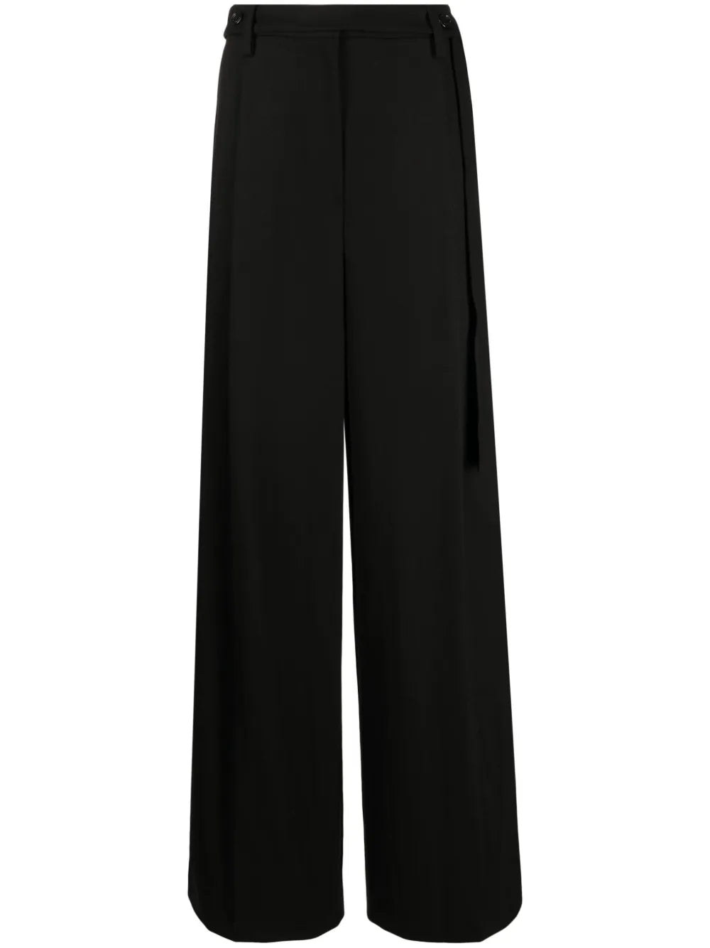 Logo-Charm Pleat-Detailing Trousers