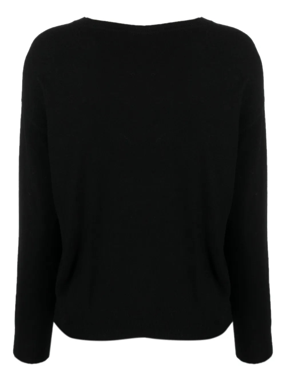 Rhinestone-Logo Long-Sleeve Jumper