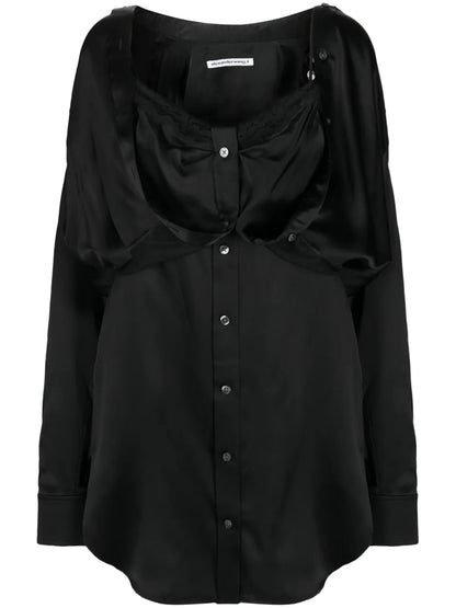 Layered Silk Minidress