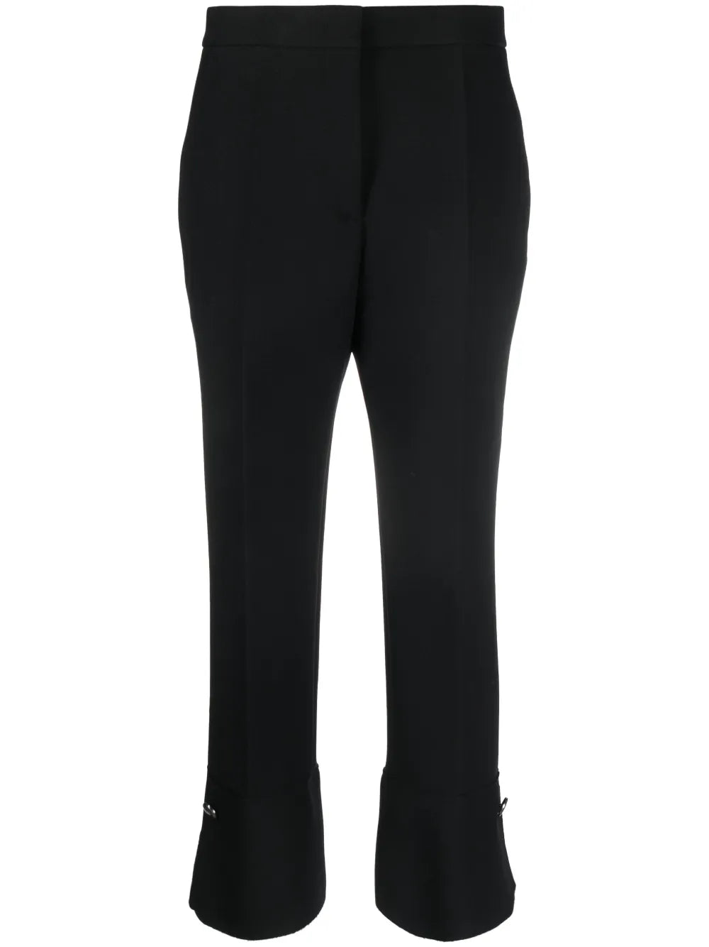 Pressed-Crease High-Waisted Trousers