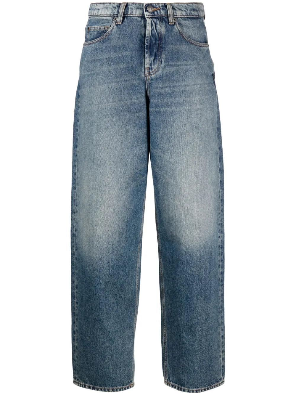 Wide-Leg High-Rise Denim
