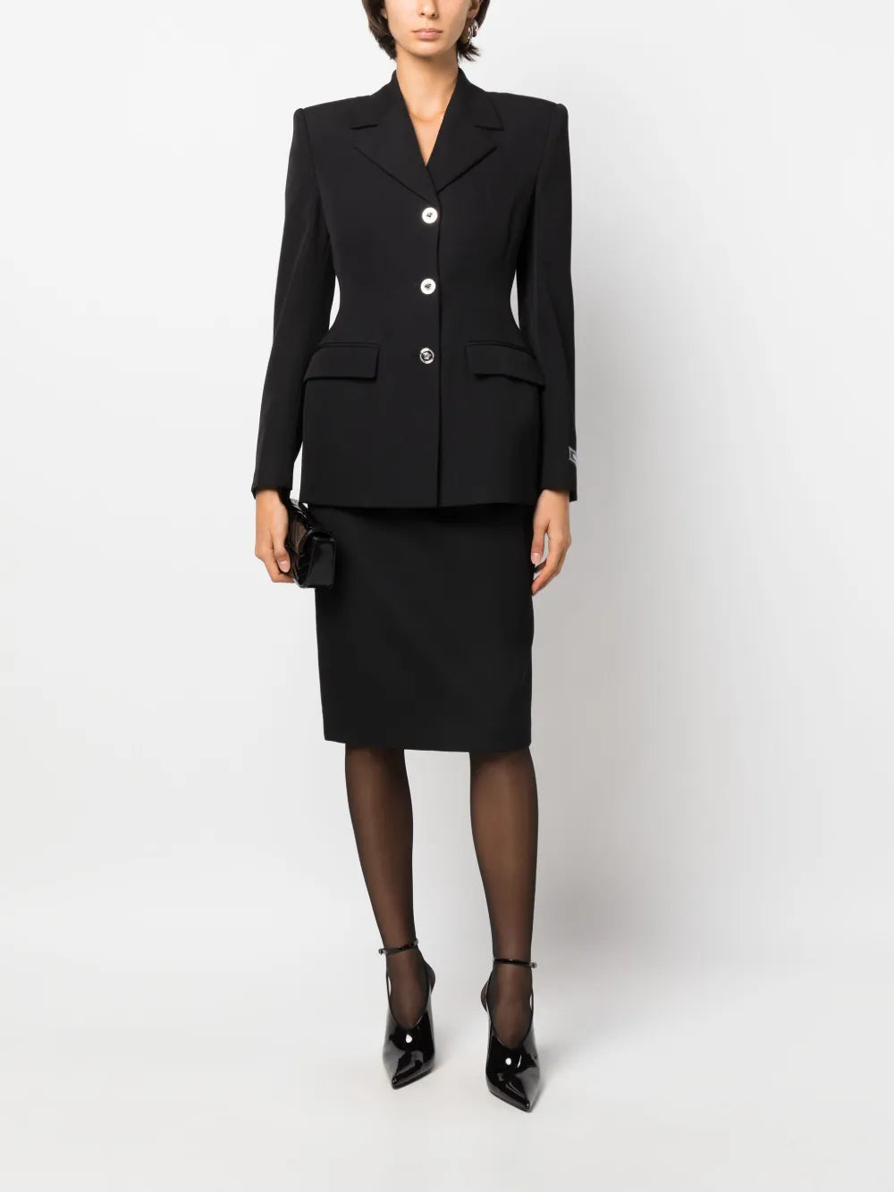 Hourglass Single-Breasted Blazer