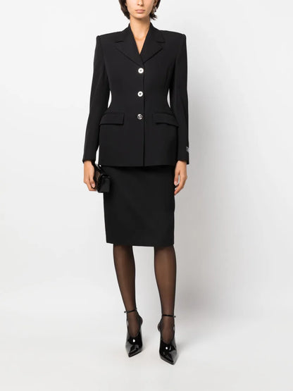 Hourglass Single-Breasted Blazer