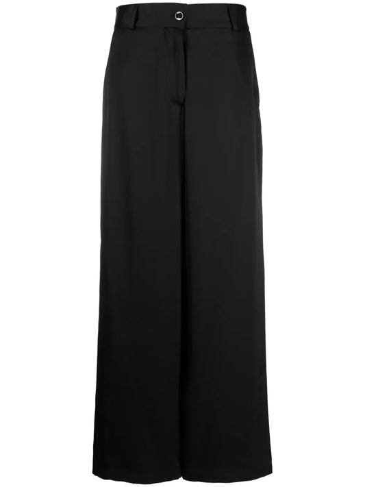 High-Waisted Wide-Leg Trousers