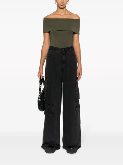Maya Off-Shoulder Jersey Top