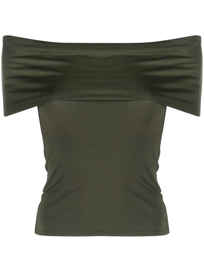 Maya Off-Shoulder Jersey Top