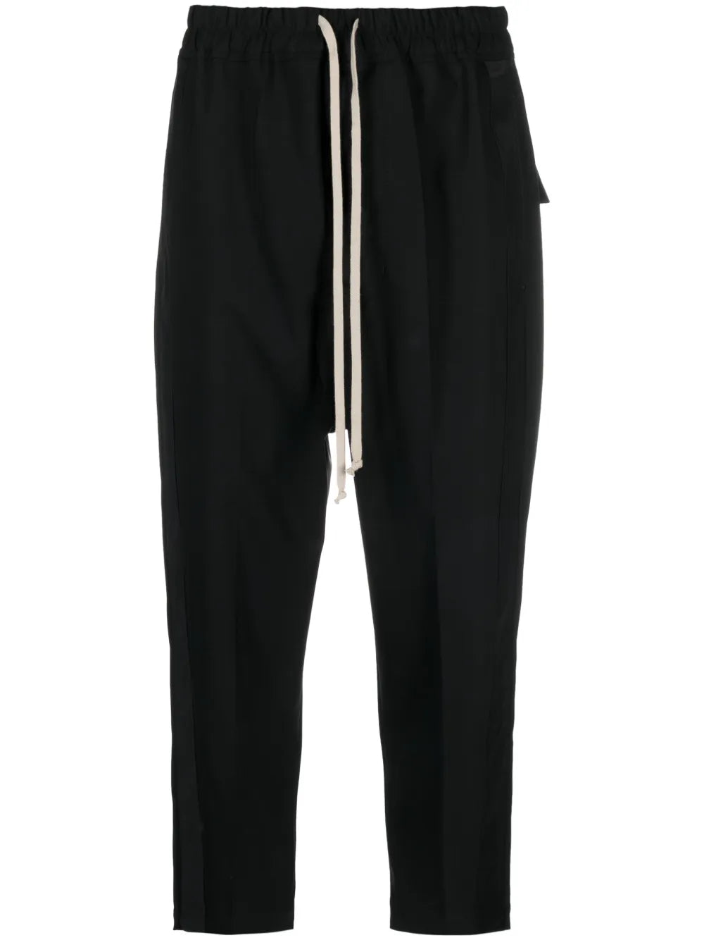 Side-Stripe Cropped Trousers