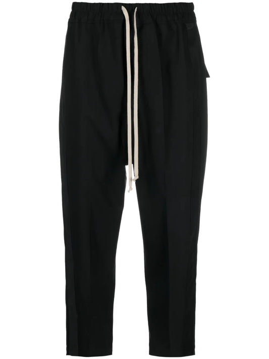 Side-Stripe Cropped Trousers