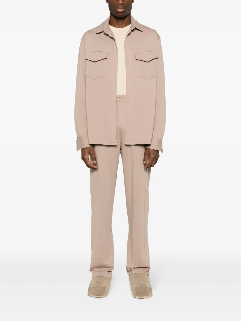 Organic-Cotton Track Pants